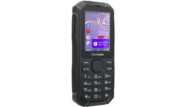 Мобільний телефон Blackview N1000 2.4" 1GB/4GB/ MT6739 / 3300mAh / 2Мп Black - 627638