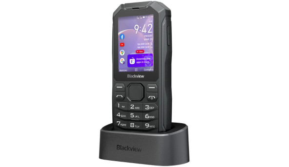 Мобільний телефон Blackview N1000 2.4" 1GB/4GB/ MT6739 / 3300mAh / 2Мп Black - 627638
