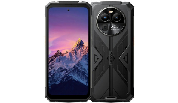 Смартфон Blackview BV8100 6.5" FHD+/8GB256/GB/G96/ 8800mAh / 50+32Мп / NFC/ IP69K / Black