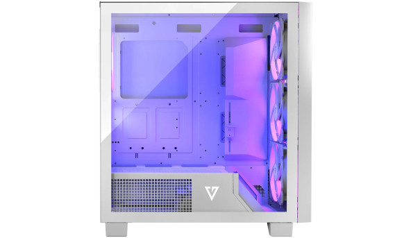 Корпус Modecom VOLCANO PERUN APEX ARGB MIDI WHITE 4x140mm fans USB 3.0x2+TYPE-C без БЖ ATX - 627683