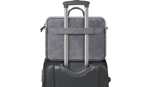 Сумка для ноутбука 15.6'' Defender Solid PU шкіра, кишеня, сіра - 627687