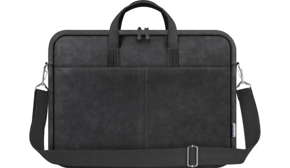 Сумка для ноутбука 15.6'' Defender PU шкіра, чорний, кишеня - 627689