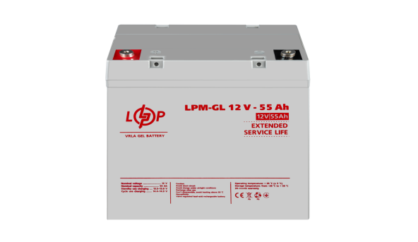 Акция.Аккумулятор гелевый LPM-GL 12V - 55 Ah - 627850