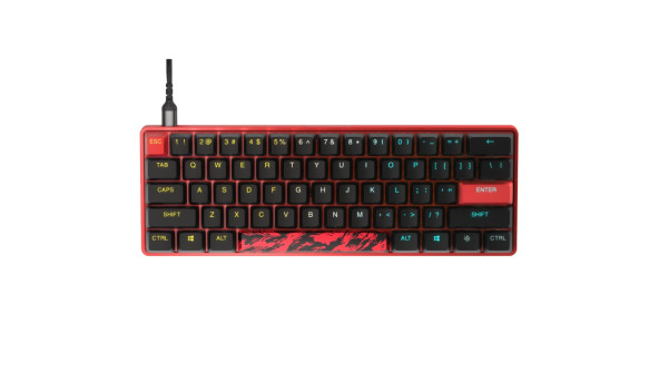 Клавіатура ігрова оптична SteelSeries Apex 9 TKL UA OptiPoint Mini Faze Clan
