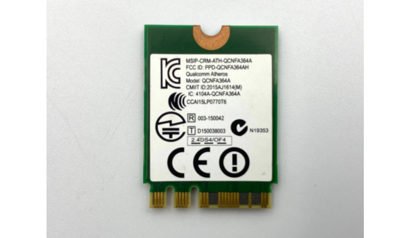 Адаптер WI-FI снят с ноутбука Razer RZ09-0165 Rz09-0196 (T77h643.01 Killer1535) Б/У - 627896