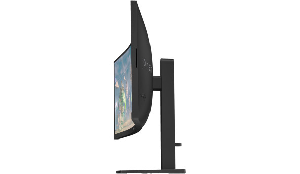 TFT 34" HP OMEN 34c, WQHD VA, вигнутий, 165Hz, 1ms, HDMI, DP, HAS, колонки, чорний, 2y.w - 628005