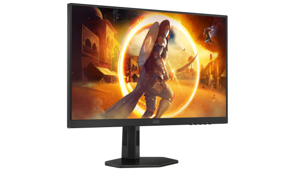 TFT 27" AOC Q27G4XF, Fast IPS, QHD, 180Гц, 0,5мс, HDMI, DP, HAS, Pivot, чорно-сірий - 628006