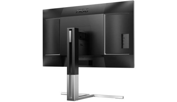 TFT 27" AOC Q27U3CV, IPS, QHD, HDMI, DP, USB-C, RJ-45, USB-hub, HAS, Pivot, кол., чорний - 628025
