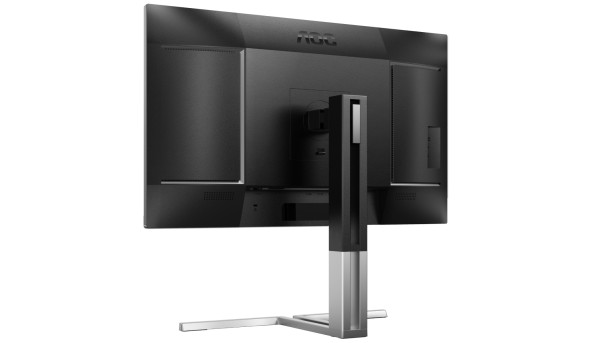 TFT 27" AOC Q27U3CV, IPS, QHD, HDMI, DP, USB-C, RJ-45, USB-hub, HAS, Pivot, кол., чорний - 628025