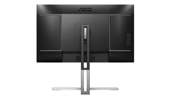 TFT 27" AOC Q27U3CV, IPS, QHD, HDMI, DP, USB-C, RJ-45, USB-hub, HAS, Pivot, кол., чорний - 628025