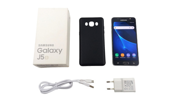 Смартфон Samsung Galaxy J5 SM-J510 Snapdragon 410 2/16 Gb 13/5 Mp Android 7.1.1 [5.2"] - Б/У - 628129