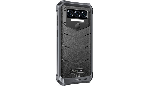 Смартфон Oukitel WP38 6.52" HD /6GB/256GB/ MT8788 / 10600mAh / IP68 / 13+5Мп NFC Black - 628176