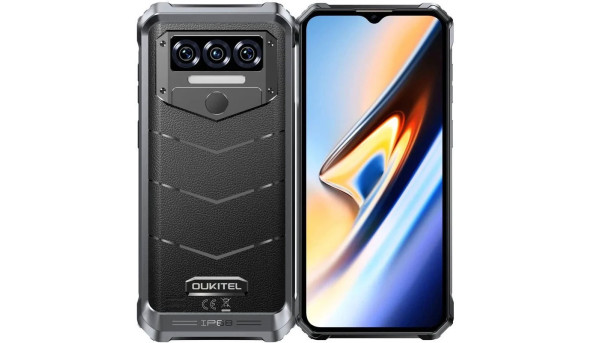 Смартфон Oukitel WP38 6.52" HD /6GB/256GB/ MT8788 / 10600mAh / IP68 / 13+5Мп NFC Black