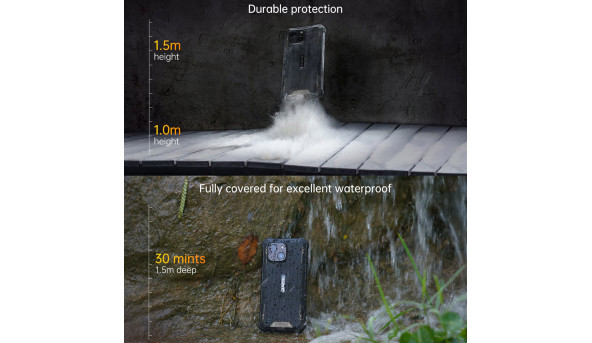 Смартфон Oukitel G2 5.93"HD+ /4GB+64GB/ T606 / 6300mAh /13+5Мп/ IP69K /NFC Black - 628177