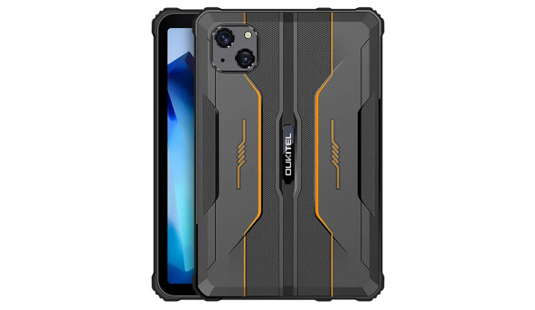 Планшет Oukitel RT3 8” HD+ / 4GB/64GB / MT6762 / 5150mAh / 16+8Мп / IP69K /NFC/ LTE Orange - 628178