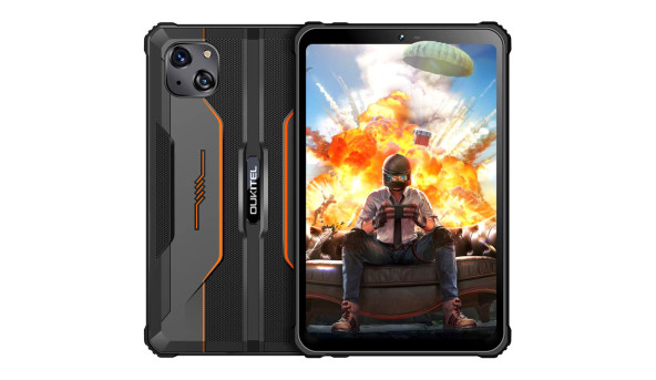 Планшет Oukitel RT3 8” HD+ / 4GB/64GB / MT6762 / 5150mAh / 16+8Мп / IP69K /NFC/ LTE Orange - 628178