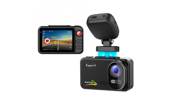 Відеореєстратор Aspiring Expert 9 Speedcam, WI-FI/GPS/2K/2 camers - 628189