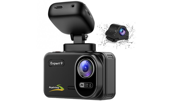 Відеореєстратор Aspiring Expert 9 Speedcam, WI-FI/GPS/2K/2 camers
