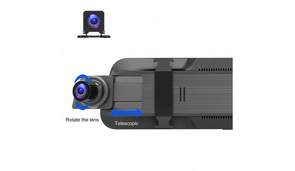 Відеореєстратор Aspiring Reflex 8 Dual FHD 2 camers (дзеркало заднього виду) - 628190