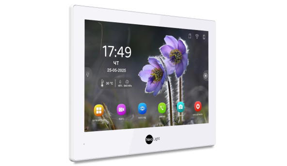 Комплект Neolight ALPHA Hybrid HD KIT Black: гибридный видеодомофон 8" с Wi-Fi и 2 Мп видеопанель - 628253