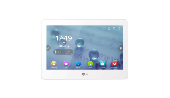 Комплект Neolight MEZZO Hybrid HD KIT Silver: гибридный видеодомофон 10.1" с Wi-Fi и 2 Мп видеопанель - 628259