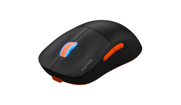 Мишка HATOR Quasar 2 PRO wireless black/orange - 628360