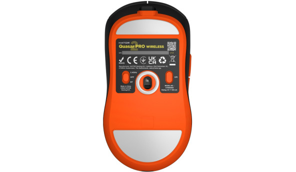 Мишка HATOR Quasar 2 PRO wireless black/orange - 628360
