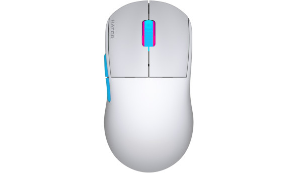 Мишка HATOR Quasar 2 PRO wireless white/cyan