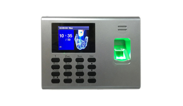 Биометрический терминал ZKTeco K40 [ID] [FP] [backup battery] со считывателем отпечатка пальца, карт EM-Marine и встроенным аккумулятором