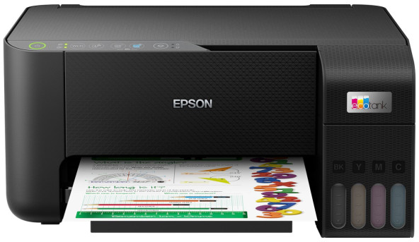 БФП А4 Epson Ink L3250 (33 стор/хв, 5760 x 1440 dpi, Wi-Fi, СБПЧ, чорний) Фабрика Друку
