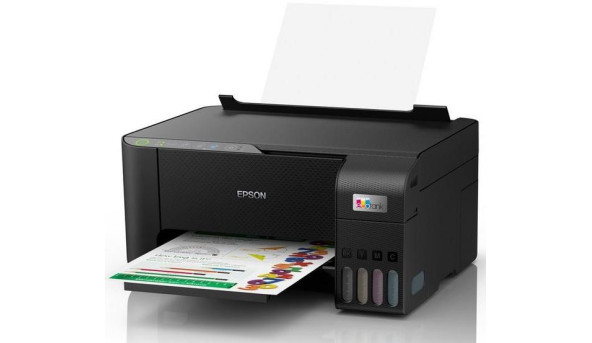 БФП А4 Epson Ink L3250 (33 стор/хв, 5760 x 1440 dpi, Wi-Fi, СБПЧ, чорний) Фабрика Друку - 628443