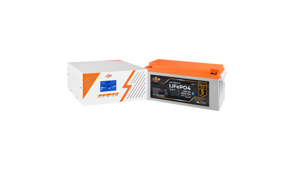 Комплект резервного живлення LogicPower B1500 White + літієва (LiFePO4) батарея 2560Wh - 628449