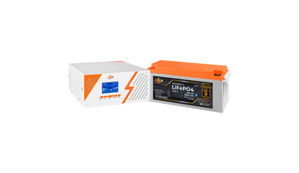Комплект резервного живлення LogicPower B1500 White + літієва (LiFePO4) батарея 2560Wh - 628449