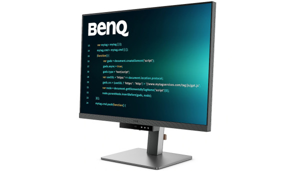 TFT 28.2" BenQ RD280U, IPS, 3840x2560, 3:2, USB-C, HDMI, DP, HAS, Pivot, колонки, металік-сірий - 628511