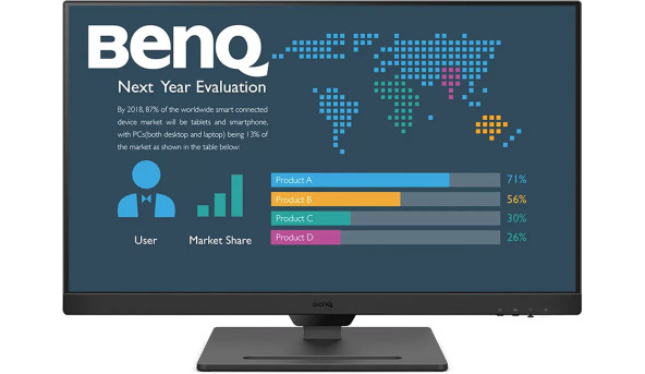 TFT 27" BenQ BL2790T, IPS, 100Гц, 2хHDMI, DP, HAS, колонки, чорний - 628512