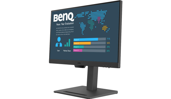 TFT 27" BenQ BL2790T, IPS, 100Гц, 2хHDMI, DP, HAS, колонки, чорний - 628512