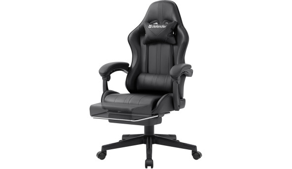 Крісло ігрове Defender Azure поліуретан 50мм, Клас 4, Black - 628863