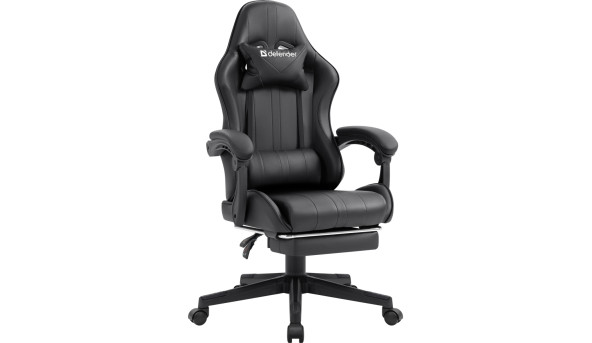 Крісло ігрове Defender Azure поліуретан 50мм, Клас 4, Black - 628863