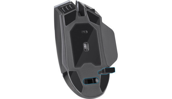 Мишка Defender Oneshot GM-067, бездротова, ігрова, 7 кн, LED 3200 dpi,чорна - 628864