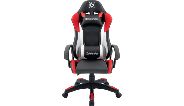 Крісло ігрове Defender Crater поліуретан 50мм, Клас 2, Black/Red/White