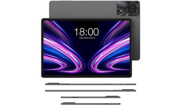 Планшет Teclast T50Plus 11” FHD / 6GB / 256GB / T620 / 8000mAh / LTE / 13+5Mp / Metal / Gray - 629322