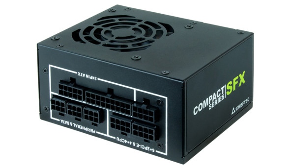 БЖ 650W Chieftec COMPACT CSN-650C SFX 80mm, 80+ GOLD, Modular, Retail Box - 629552