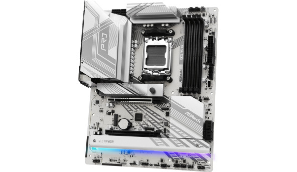 ASRock X870 PRO RS (AM5/X870, 4*DDR5, 2xPCIex16, HDMI/USB4, 4xSATA, 3xM.2, 2.5GLan, ATX) - 629556