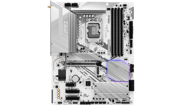 AsRock Z890 PRO RS WIFI WHITE (1851/Z890, 4*DDR5, PCIex16, HDMI/DP/TB4, 4xSATA, 4xM.2, 2.5Glan, 7.1c