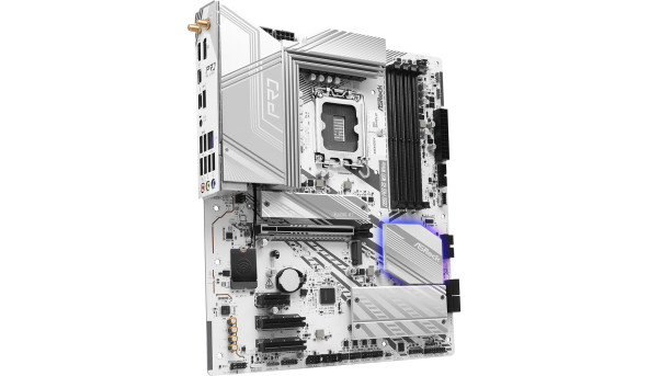 AsRock Z890 PRO RS WIFI WHITE (1851/Z890, 4*DDR5, PCIex16, HDMI/DP/TB4, 4xSATA, 4xM.2, 2.5Glan, 7.1c - 629561
