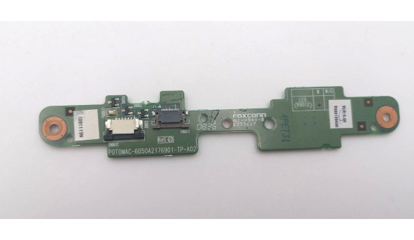 Плата с кнопками тачпада для ноутбука Toshiba Satellite A300, A300D, POTOMAC-6050A2176901-TP-A02 Б/У - 629609