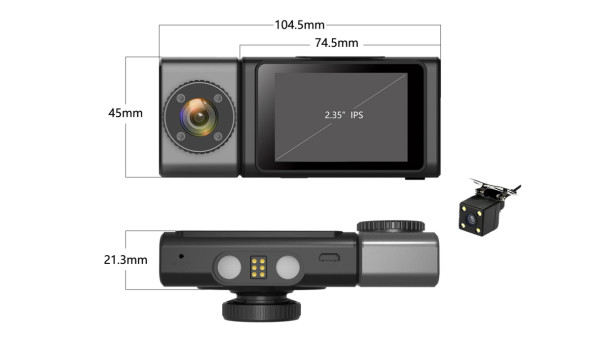 Відеореєстратор Aspiring Alibi 9 Speedcam GPS/3 Camers - 629659