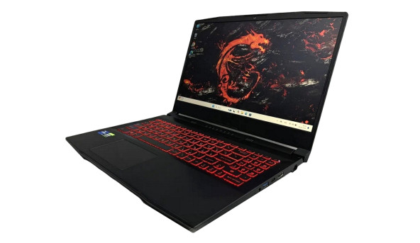 Игровой ноутбук Msi Katana GF66 11UD Core i7-11800H 16 RAM 512 SSD GeForce RTX 3050 Ti [IPS 15.6 FullHD] - Б/У - 629729