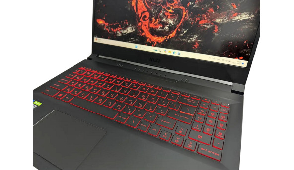 Игровой ноутбук Msi Katana GF66 11UD Core i7-11800H 16 RAM 512 SSD GeForce RTX 3050 Ti [IPS 15.6 FullHD] - Б/У - 629729
