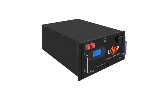 Акумулятор LP LiFePO4 51,2V - 230 Ah (11776Wh) (Smart BMS 200A) с LCD RM AB RS485/CAN - 629737